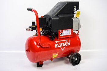 Компрессор ELITECH КПМ 200/24 прям привод 1,5кВт, 8бар, 24л, 198л/мин